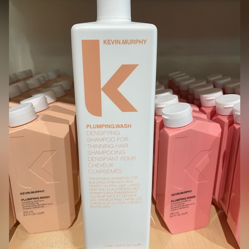 Kevin Murphy Plumping Wash liter size with pump.